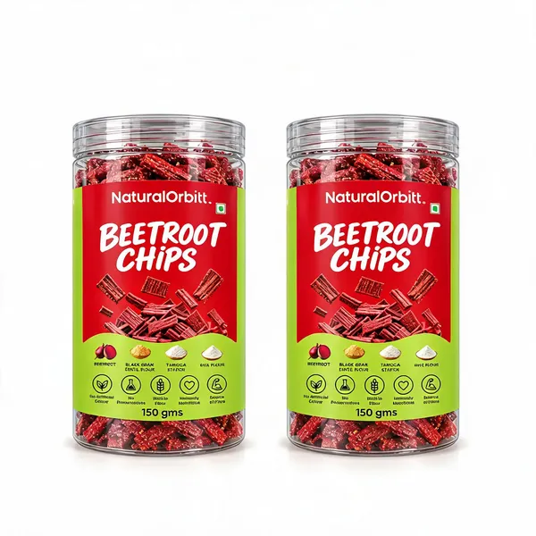 NaturalOrbitt_Beetroot_Chips_150_G_-_Pack_of_2