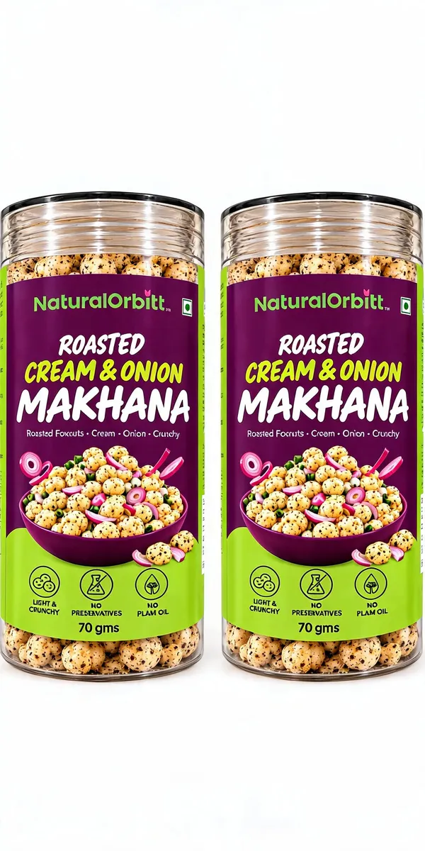 NaturalOrbitt_Cream_And_Onion_Roasted_Makhana_70_G_-_Pack_of_2