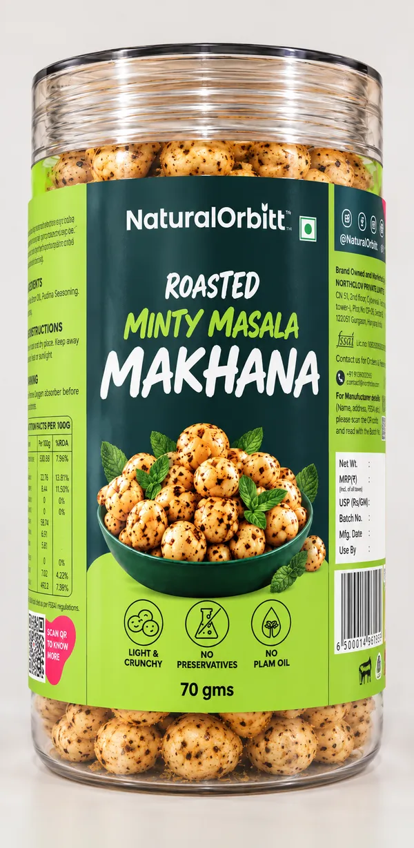 NaturalOrbitt_Minty_Masala_Makhana_Roasted_Foxnuts_70_G_-_Pack_of_2