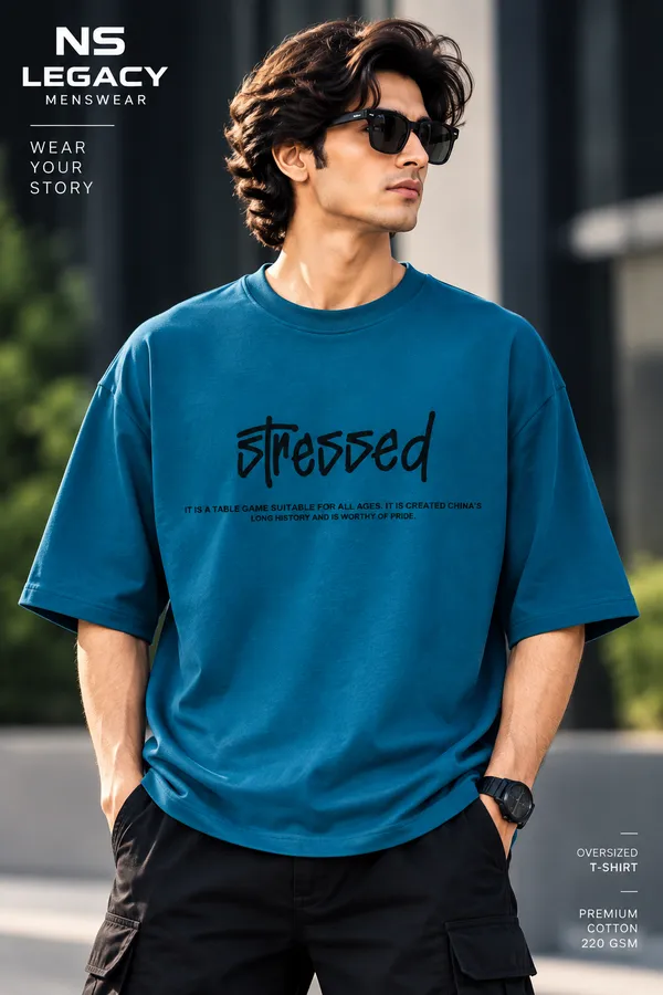 Blue_Cotton_Oversized_Graphic_T-Shirt_For_Men