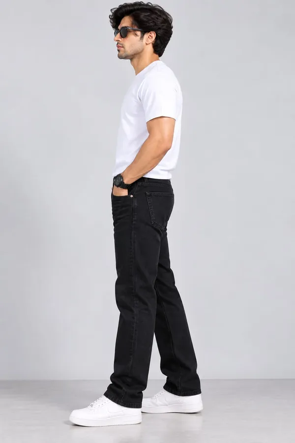 Black_Denim_Straight_Fit_Jeans_For_Men