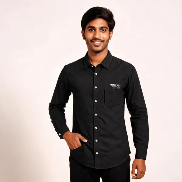 Black_Cotton_Casual_Shirt_For_Men