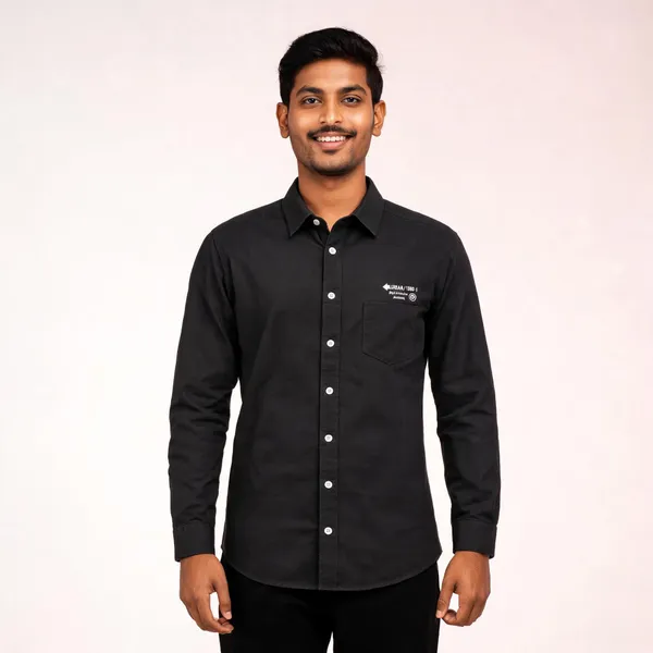 Black_Cotton_Casual_Shirt_For_Men