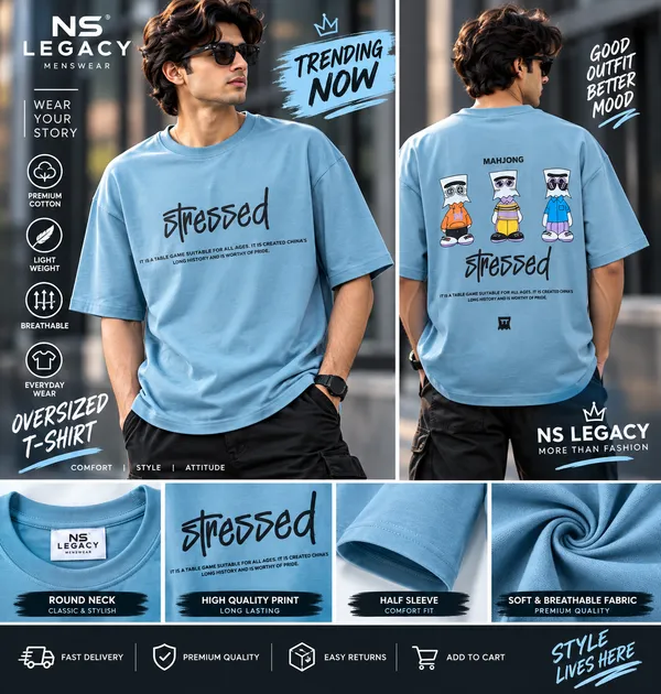 Blue_Cotton_Oversized_Graphic_T-Shirt_For_Men