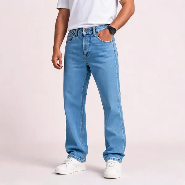 Light_Blue_Denim_Relaxed_Straight_Fit_Jeans_For_Men