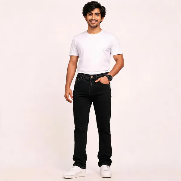 Black_Denim_Straight_Fit_Jeans_For_Men