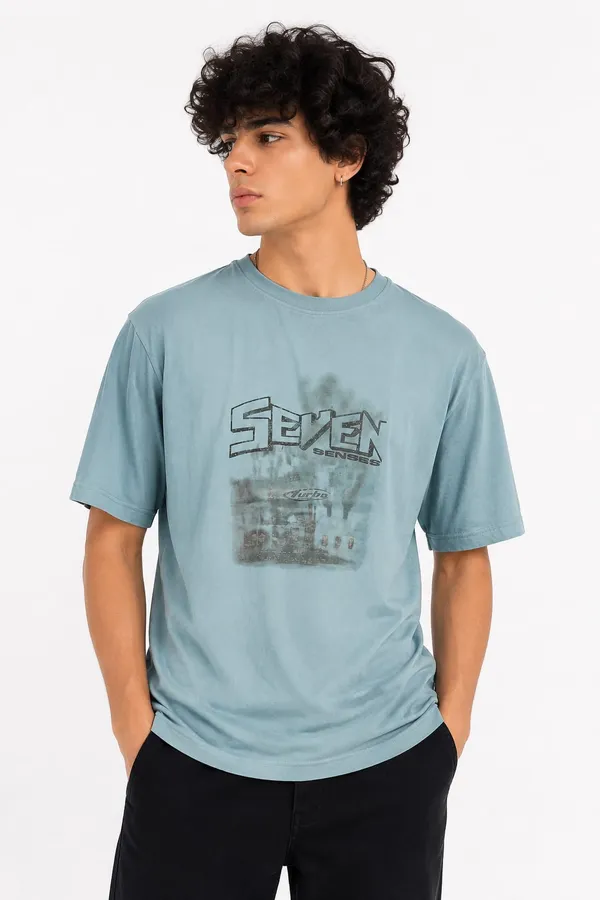 Blue_Cotton_Regular_Fit_Graphic_T-Shirt_For_Men