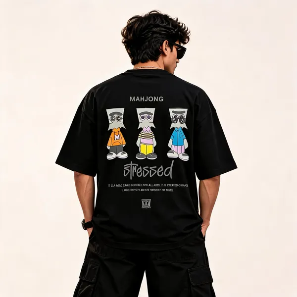 Black_Cotton_Oversized_Fit_Graphic_T-Shirt_For_Men