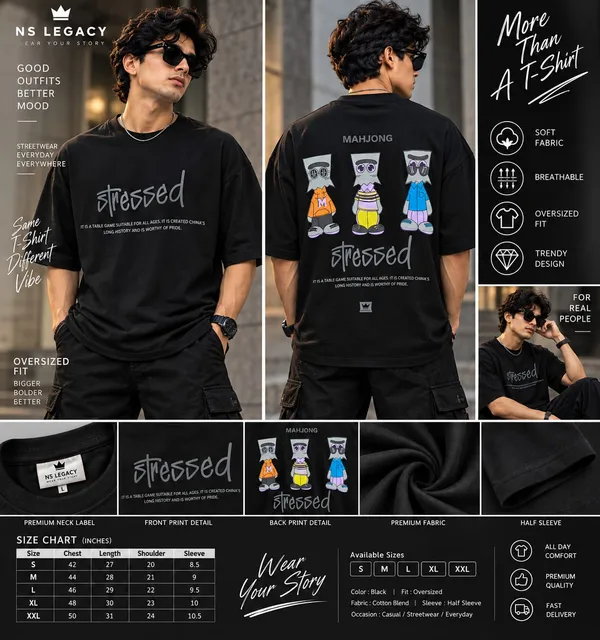 Black_Cotton_Oversized_Fit_Graphic_T-Shirt_For_Men
