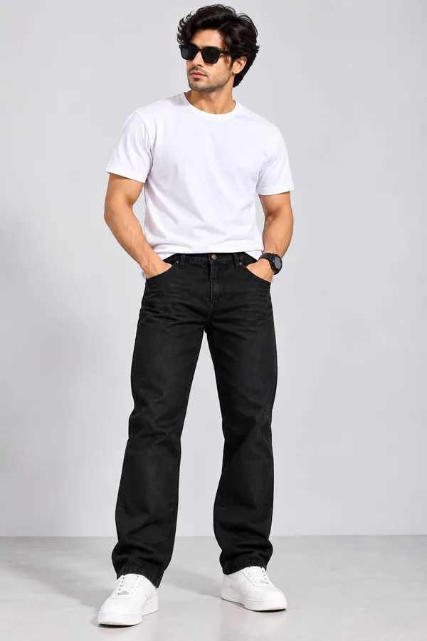 Black_Denim_Straight_Fit_Jeans_For_Men