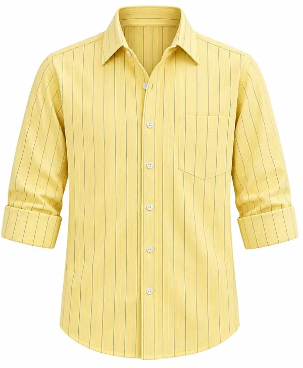 nslegacy_Men_Striped_Casual_Yellow_Shirt_()