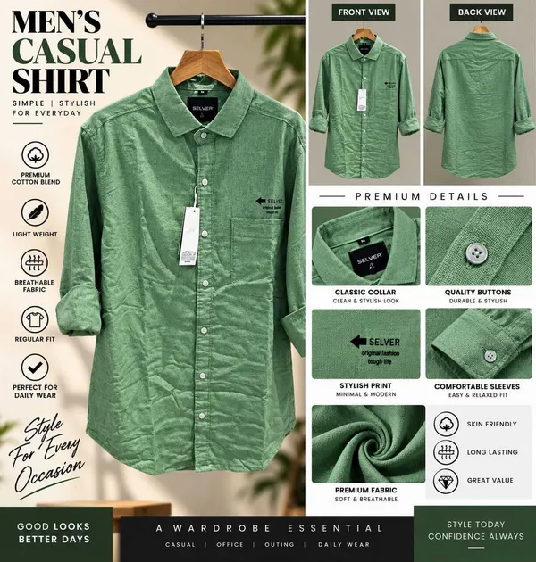 nslegacy_Men_Solid_Casual_Green_Shirt_()