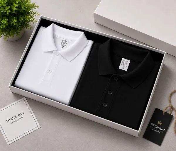 tshirt_Solid_Men_Polo_Neck_White,_Black_T-Shirt_()