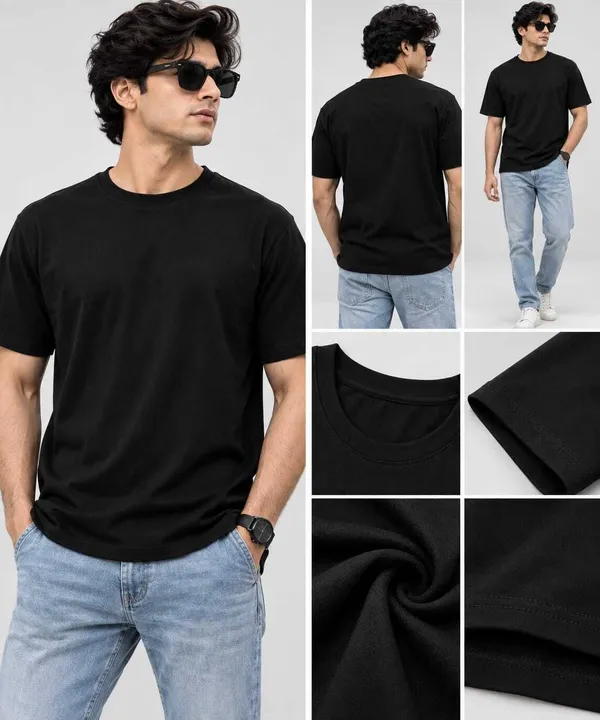 nslegacy_Solid_Men_Round_Neck_Reversible_Black_T-Shirt_()