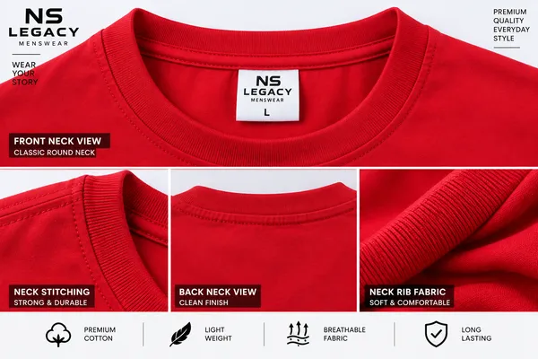 Red_Cotton_Oversized_T-Shirt_For_Men