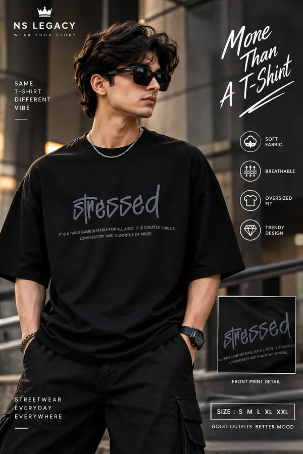 Black_Cotton_Oversized_Fit_Graphic_T-Shirt_For_Men