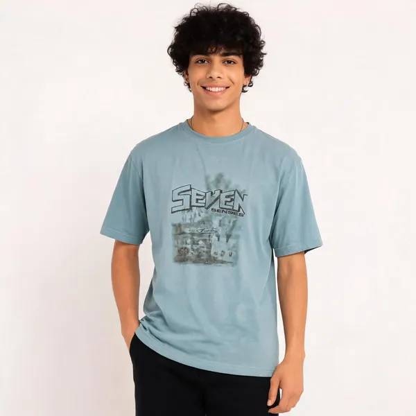Blue_Cotton_Regular_Fit_Graphic_T-Shirt_For_Men