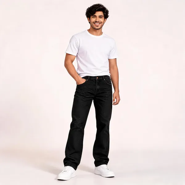 Black_Denim_Straight_Fit_Jeans_For_Men