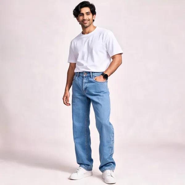 Light_Blue_Denim_Wide_Leg_Jeans_For_Men
