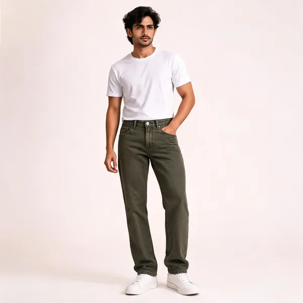 Olive_Denim_Jogger_Fit_Jeans_For_Men
