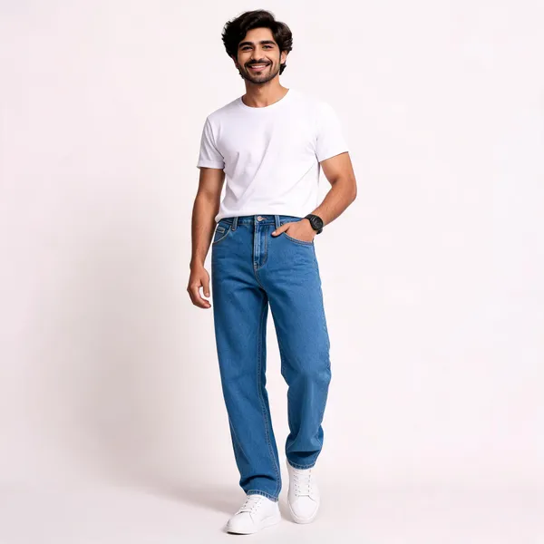 Blue_Denim_Classic_Fit_Jeans_For_Men