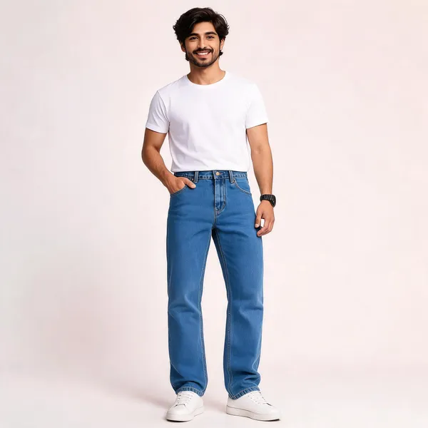 Blue_Denim_Classic_Fit_Jeans_For_Men
