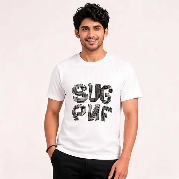 White_Cotton_Regular_Fit_Printed_T-Shirt_For_Men