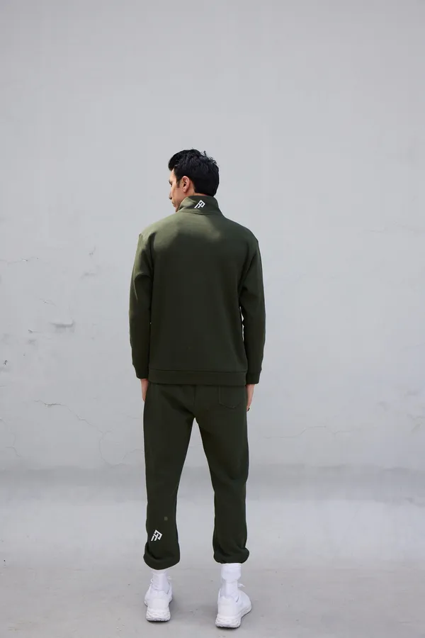Olive_Green_Zip_Top_Jumper