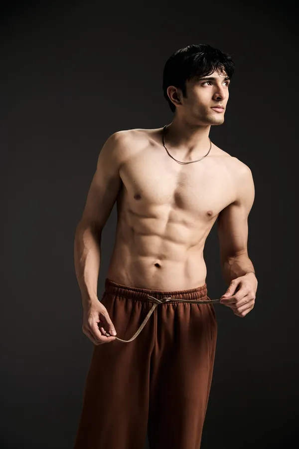 Brown_Straight_Fit_Pants