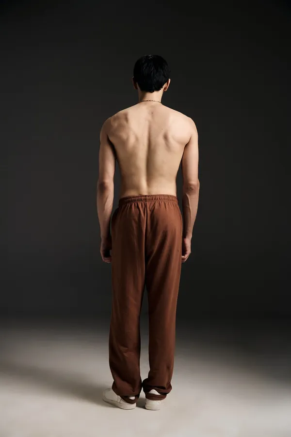 Brown_Straight_Fit_Pants
