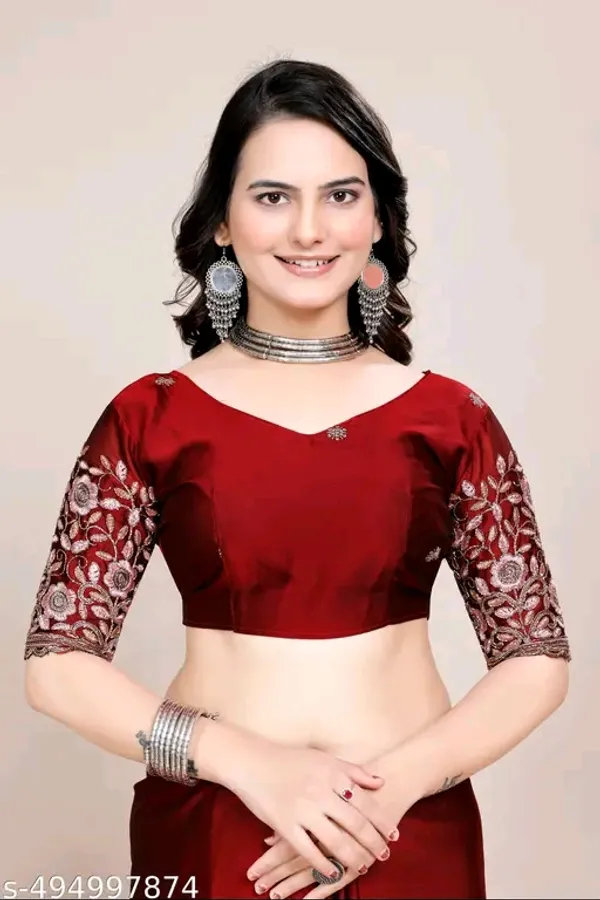 Red_Embroidered_Saree_For_Women