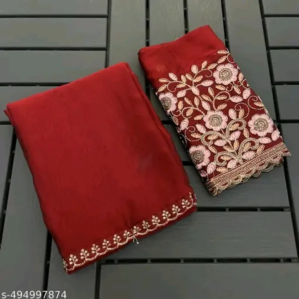 Red_Embroidered_Saree_For_Women