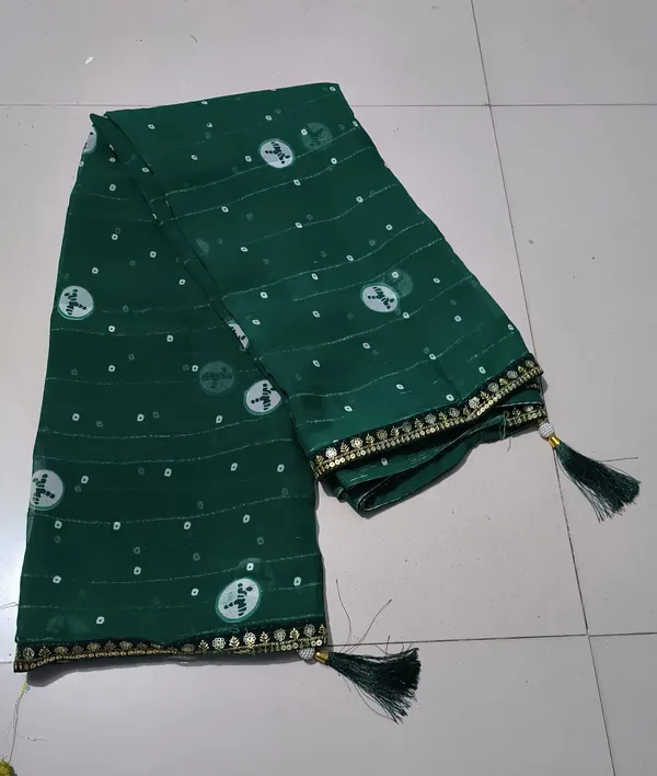 Green_Georgette_Printed_Saree_for_Women