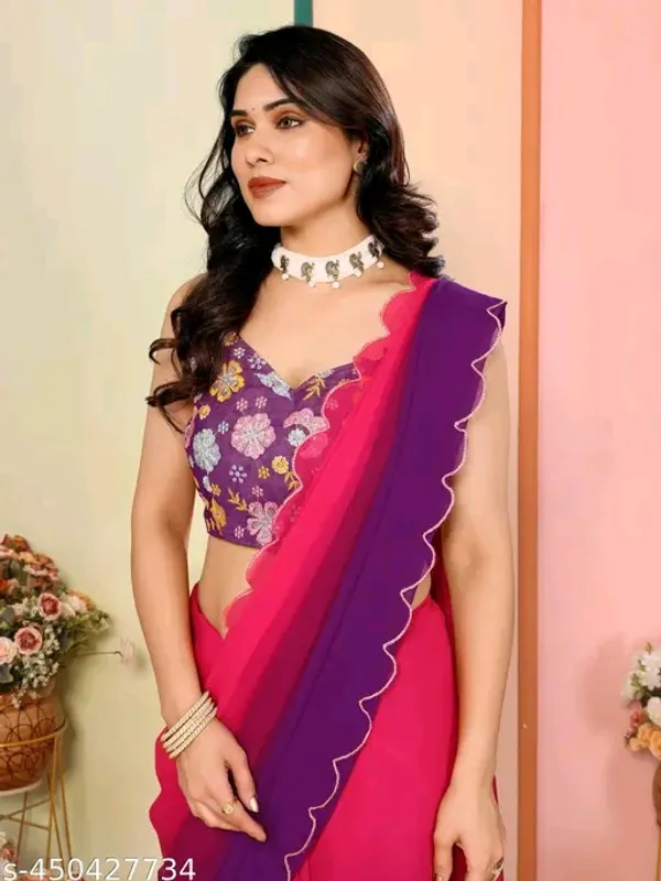 Pink_Purple_Floral_Print_Saree_With_Blouse_for_Women