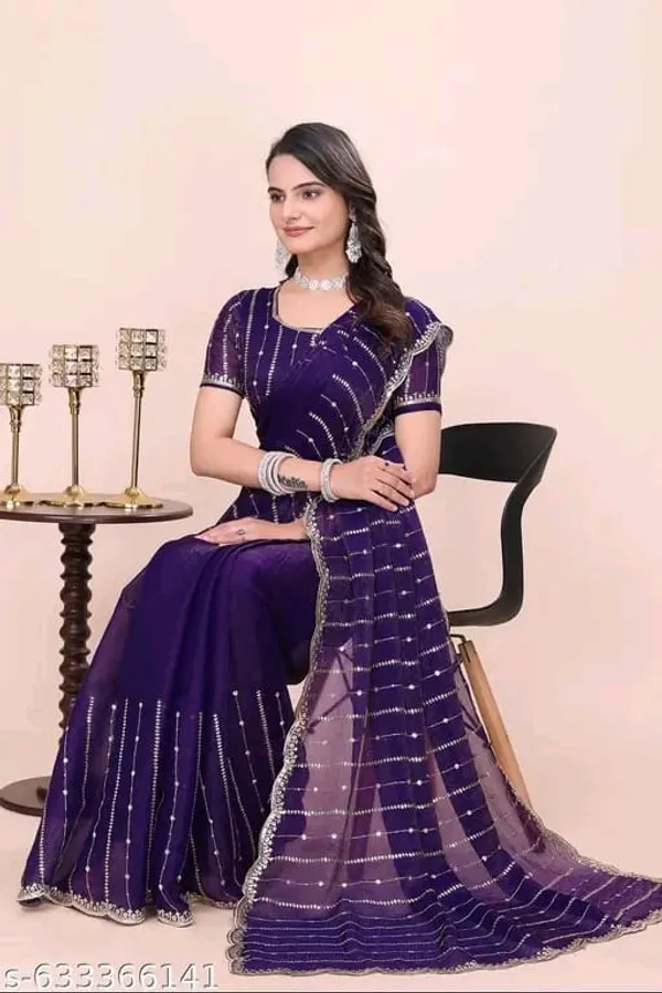Purple_Georgette_Embellished_Saree_for_Women