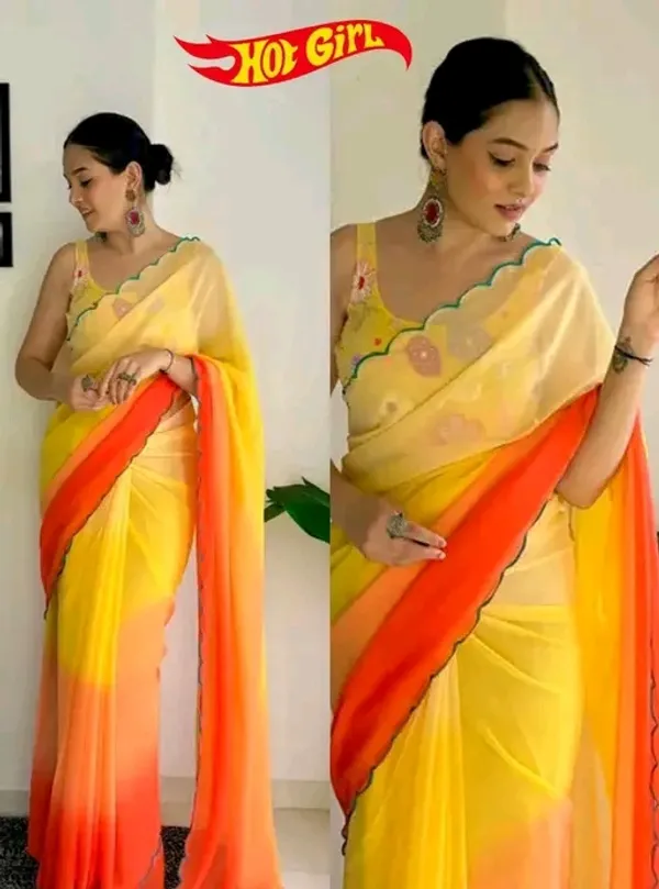 Yellow_Floral_Print_Saree_for_Women