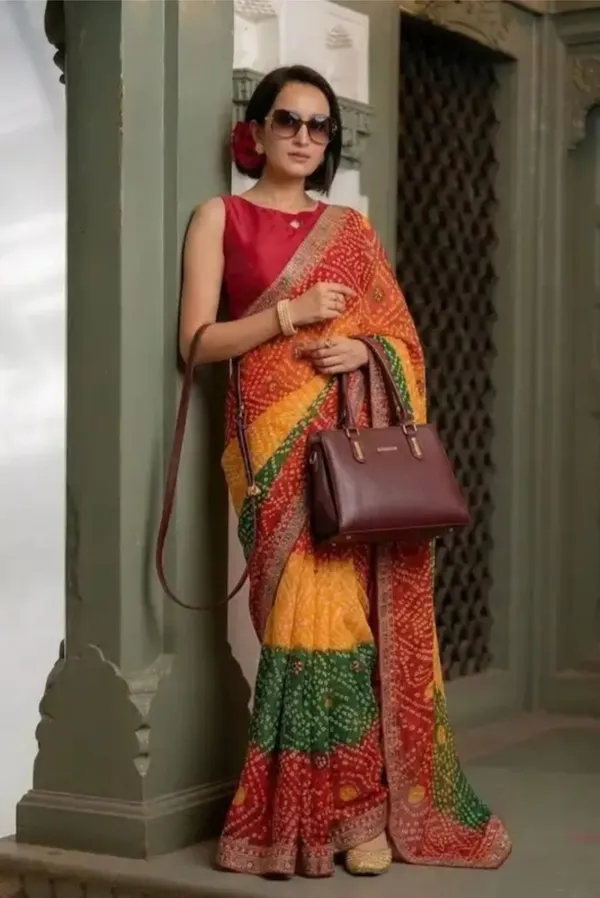 Multicolor_Printed_Saree_For_Women