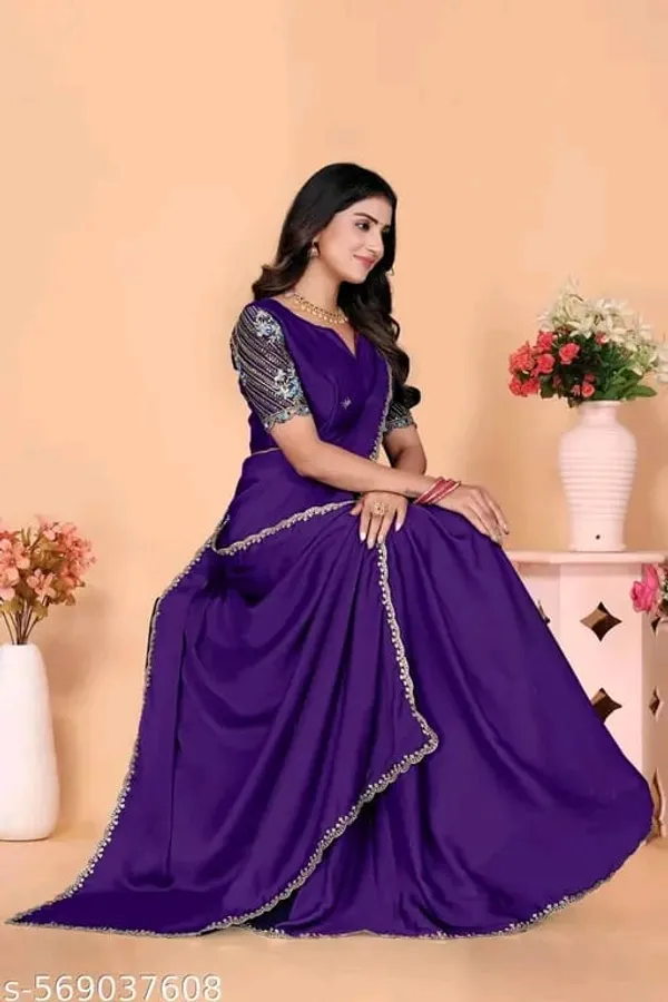 Purple_Embellished_Saree_For_Women