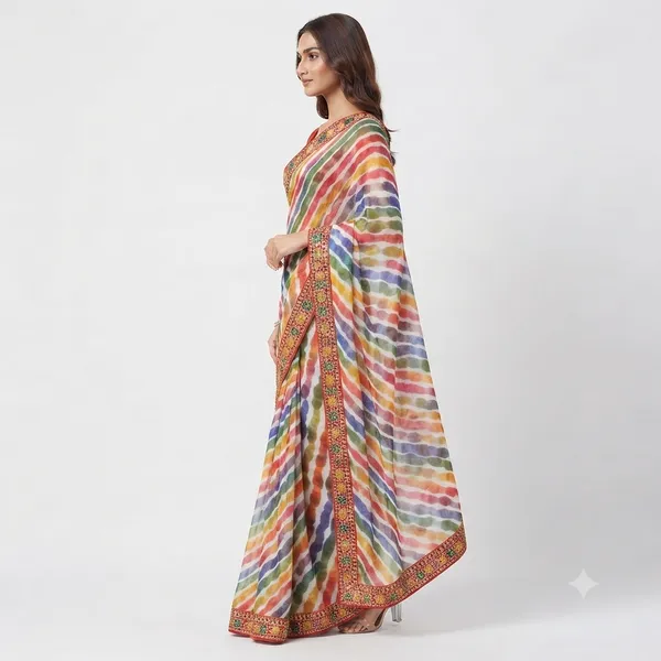 Multicolor_Printed_Saree_for_Women