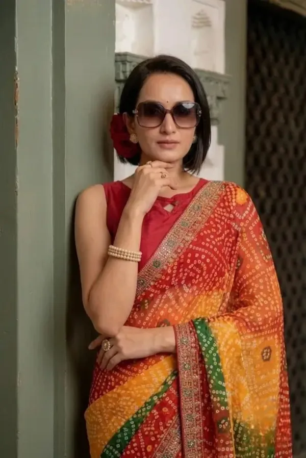 Multicolor_Printed_Saree_For_Women