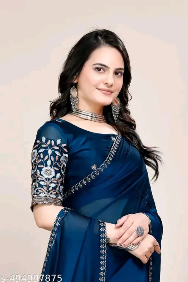 Blue_Chiffon_Embroidered_Saree_for_Women