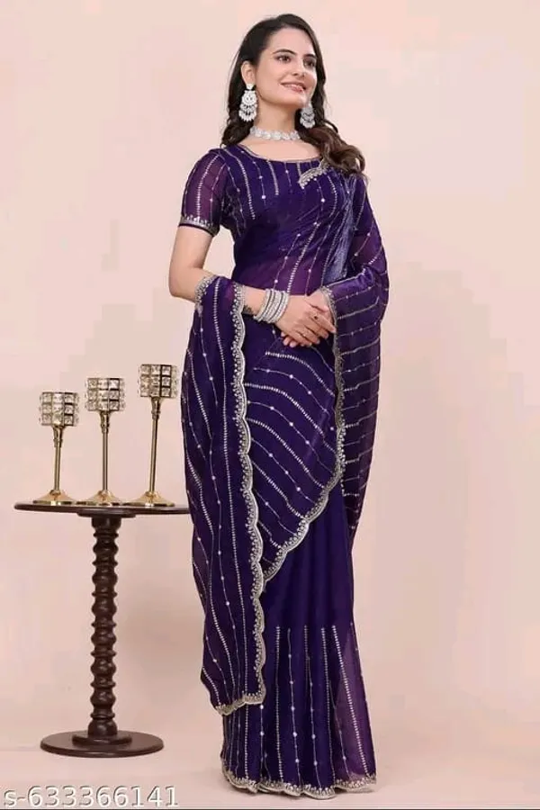 Purple_Georgette_Embellished_Saree_for_Women