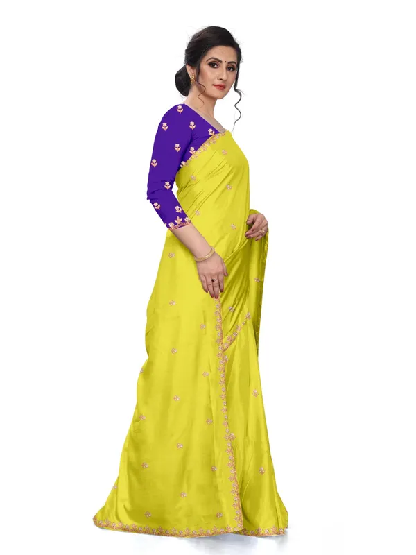 Yellow_Embroidered_Saree_for_Women