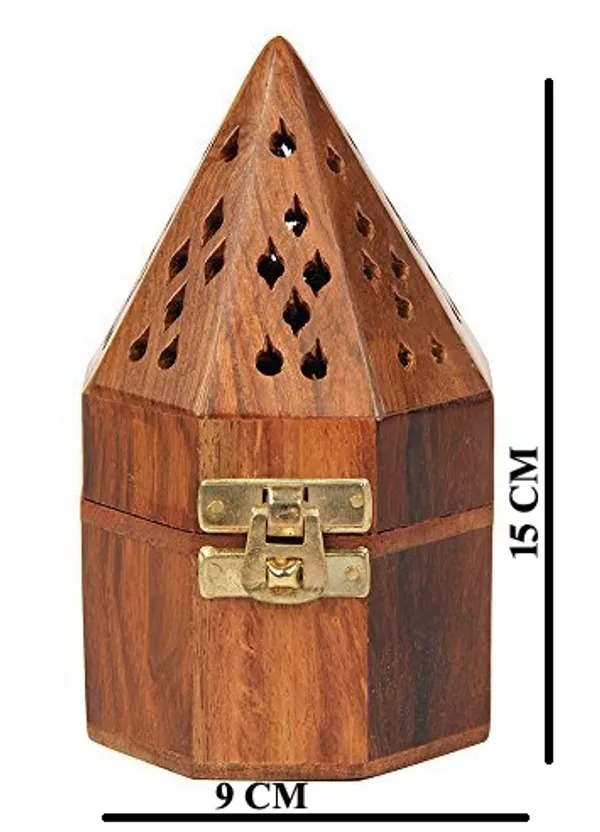AAAPREMISES_Dhoop_dani_Wooden_Incense_Holder_(Brown)