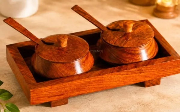 Decorative_Wooden_Mukhwas_Box,_Mukhwas_Container_Set,_Multipurpose_Refreshment_Tray,_Supari_Saunf_Masala_Storage_Jars,_Serving_Box,_Kitchen_Counter_Organizer,_Antique_Home_Decor,_Set_of_2