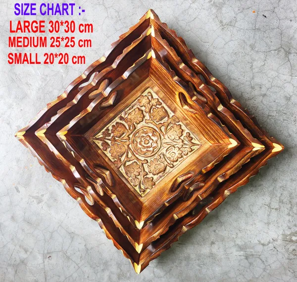 Handicraft_Wooden_Serving_Tray_SET_OF_3_Tray_Serving_Set_(Pack_of_3)