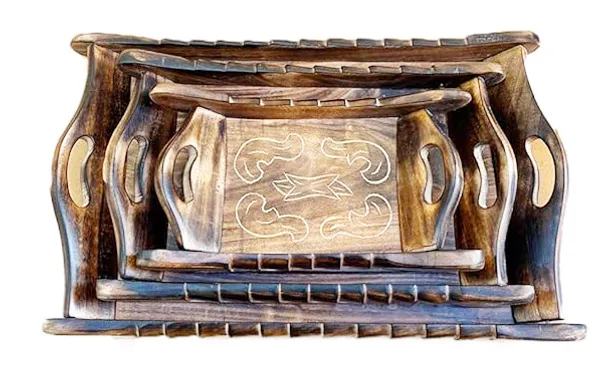 Handicraft_Wooden_Serving_Tray_SET_OF_3_Tray_Serving_Set_(Pack_of_3)