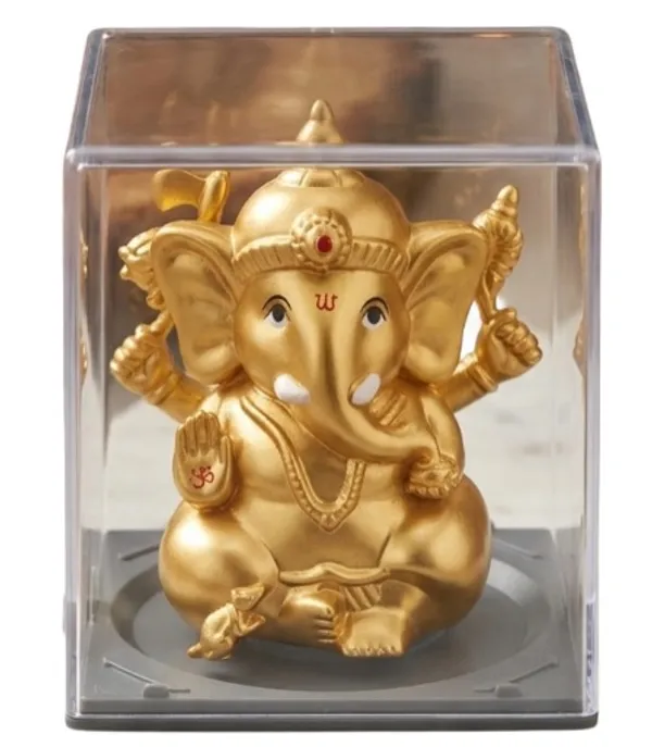 Moving_hands_Ganesh-golden_Decorative_Showpiece__-__6.5_cm_(Plastic,_Gold)