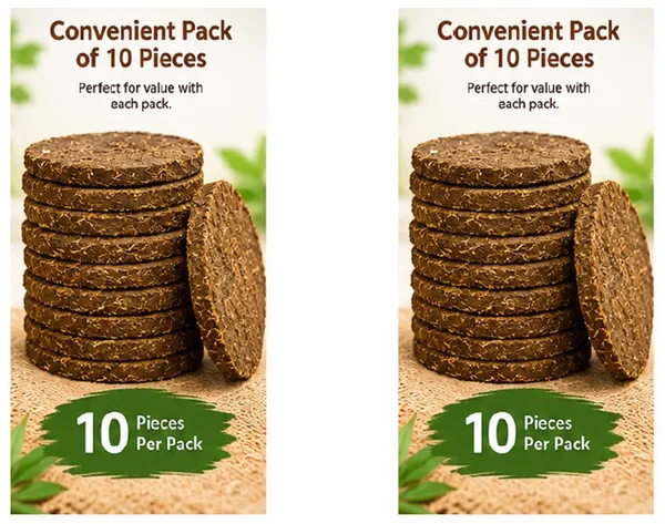 Cow_Dung_Cake_10_Pcs_of_2_Pack,_6_Inch_Round,_for_Havan_and_Pooja