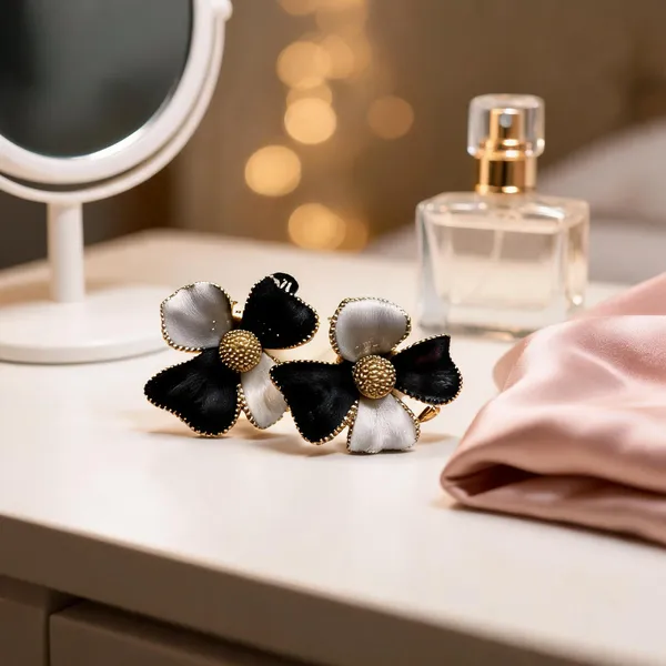 Multicolour_Anti_Tarnish_Floral_Stud_Earrings_For_Girls_-_Pack_of_2